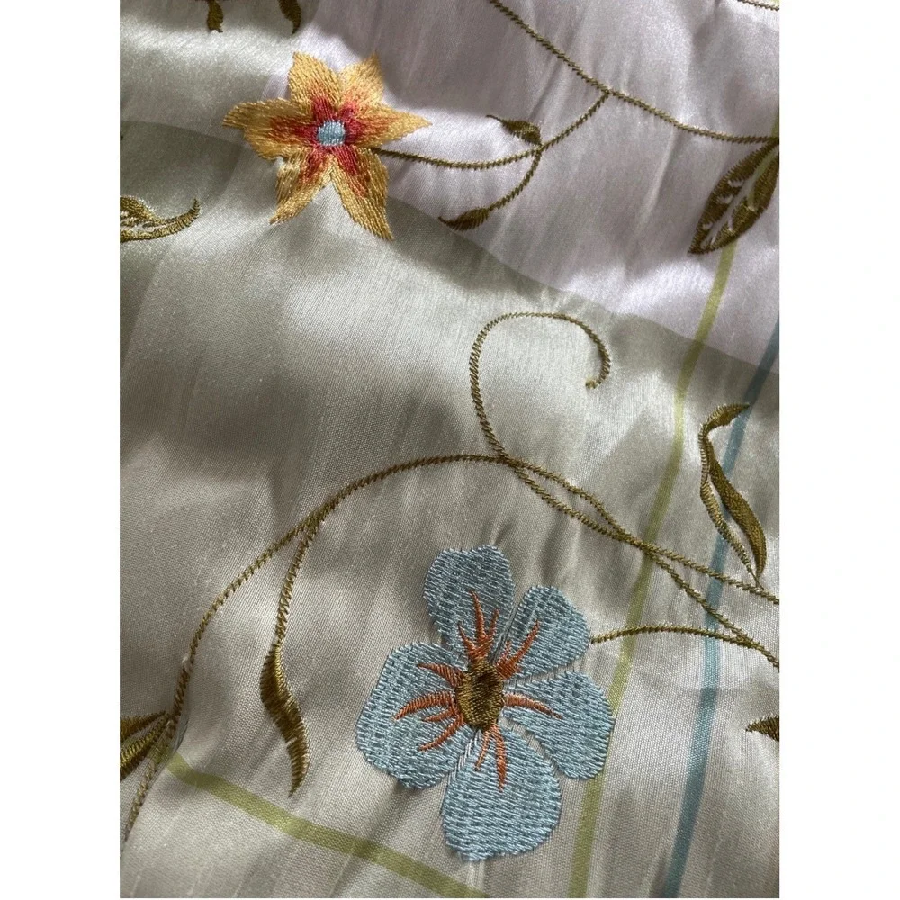 Better Homes and Gardens Posies & Plaid Full Comforter Set Sage Green Floral 4pc
